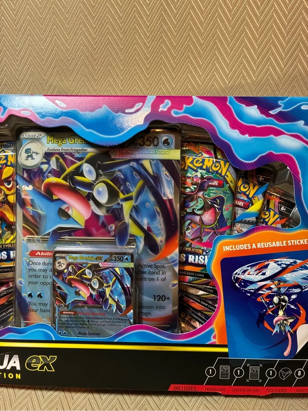 Mega Greninja GX Premium Collection Unopened Box